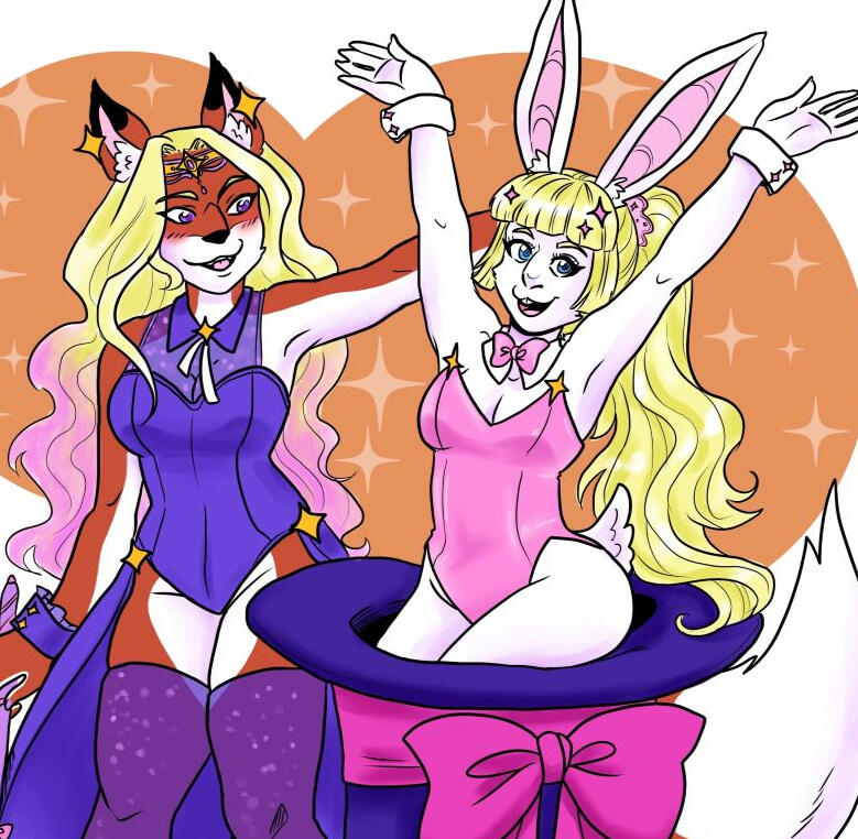 Magic Show- original characters illustration