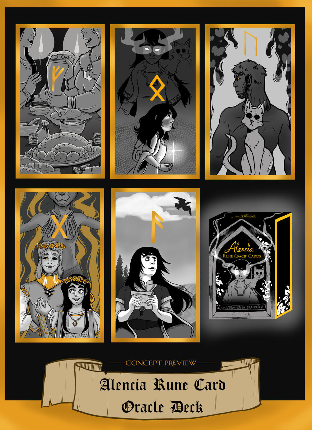 Rune Oracle Deck Concept