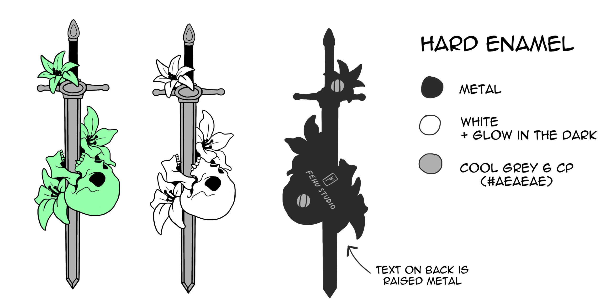 Alencia Themed Pin Design