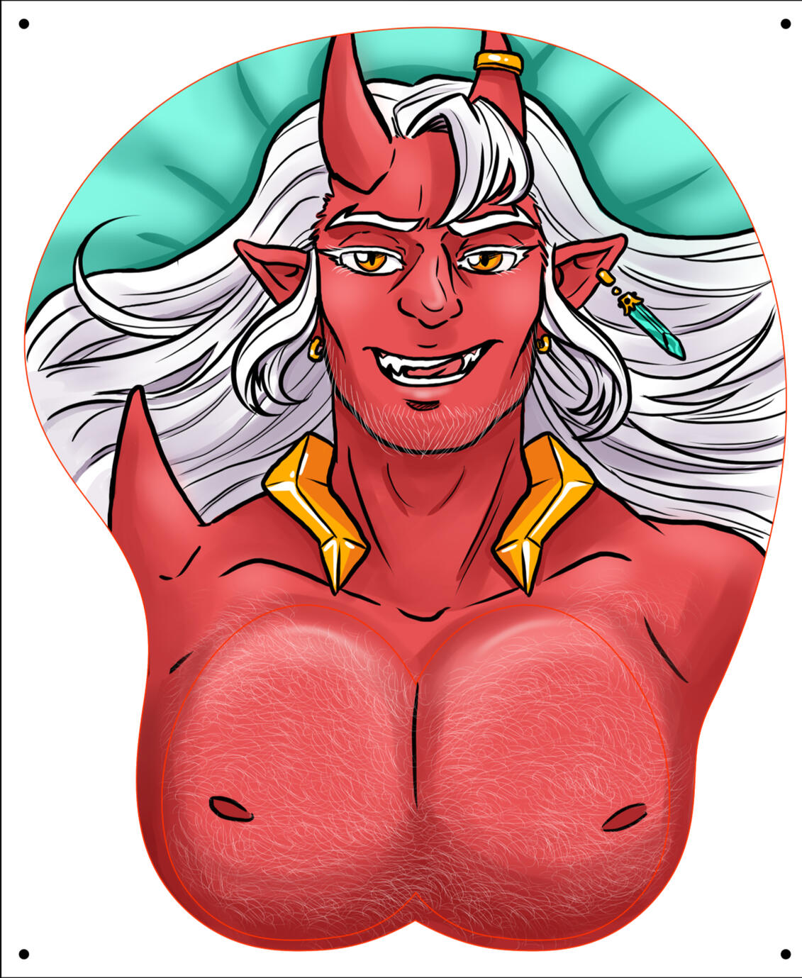 Ayrmidon Oppai Mouspad Mockup